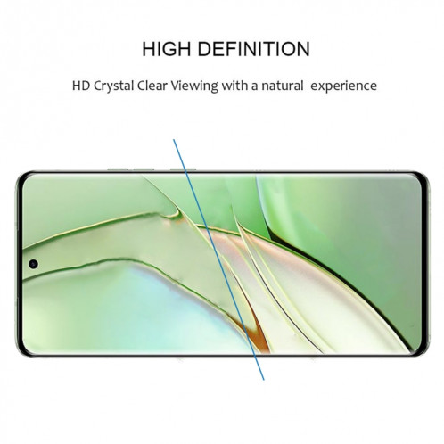 Pour Motorola Edge 40 Film de verre trempé plein écran à bord incurvé 3D SH01011653-07