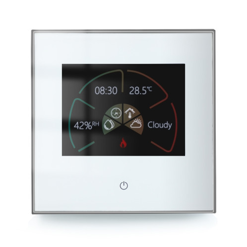 BHT-2002GCLM 220V Smart Home Chauffage Thermostat Chaudière Chauffage WiFi Thermostat (Blanc) SH501A321-08
