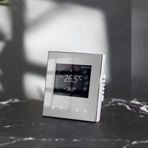 BHT-2002GCLM 220V Smart Home Chauffage Thermostat Chaudière Chauffage WiFi Thermostat (Blanc) SH501A321-08