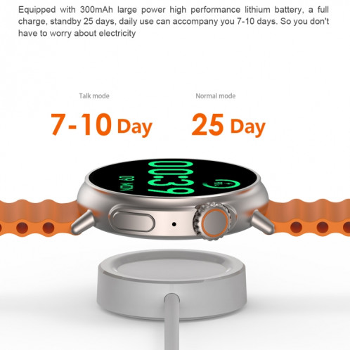 MT30 1,6 pouces écran HD bracelet en TPU montre intelligente prend en charge les appels vocaux/surveillance de l'oxygène sanguin (noir) SH401A1402-09
