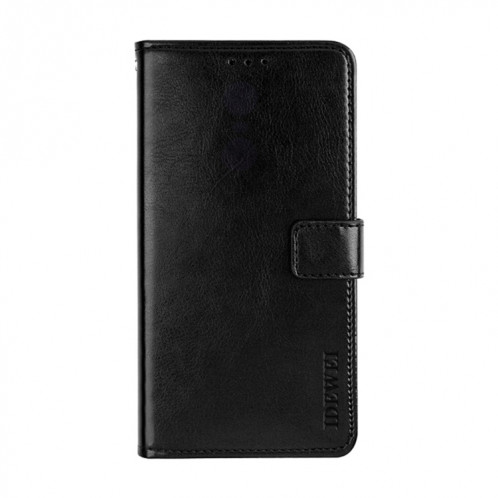 Pour Ulefone Note 14 idewei Crazy Horse Texture étui de téléphone en cuir avec support (noir) SI908E1560-05