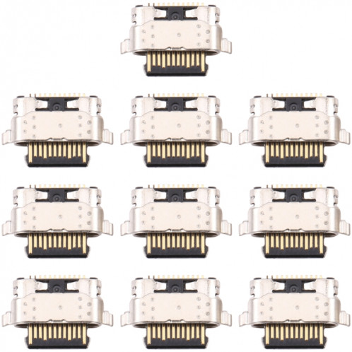 Pour Samsung Galaxy A04e SM-A042F 10pcs connecteur de port de charge SH38081457-04