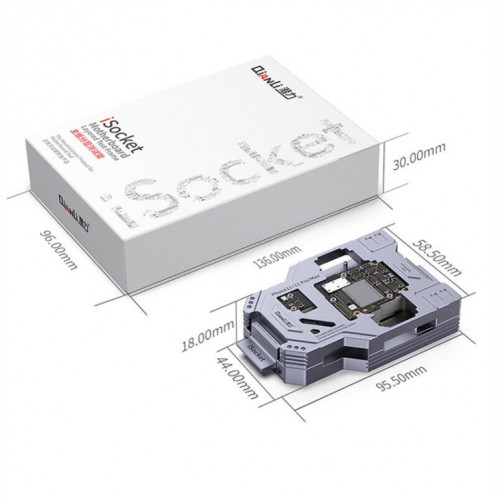 Dispositif de test en couches de la carte mère Qianli iSocket pour la série iPhone 11 SQ2001762-014