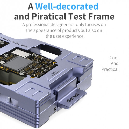 Dispositif de test en couches de la carte mère Qianli iSocket pour la série iPhone 11 SQ2001762-014