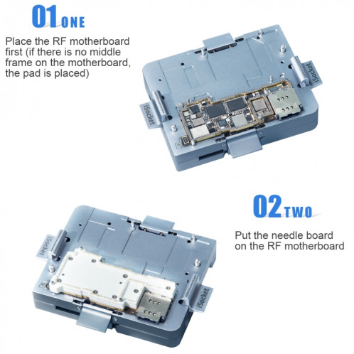 Dispositif de test en couches de la carte mère Qianli iSocket pour la série iPhone 13 SQ2003574-015