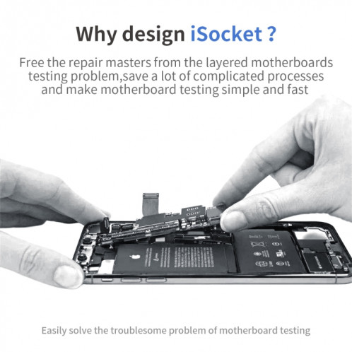 Dispositif de test en couches de la carte mère Qianli iSocket pour la série iPhone 13 SQ2003574-015