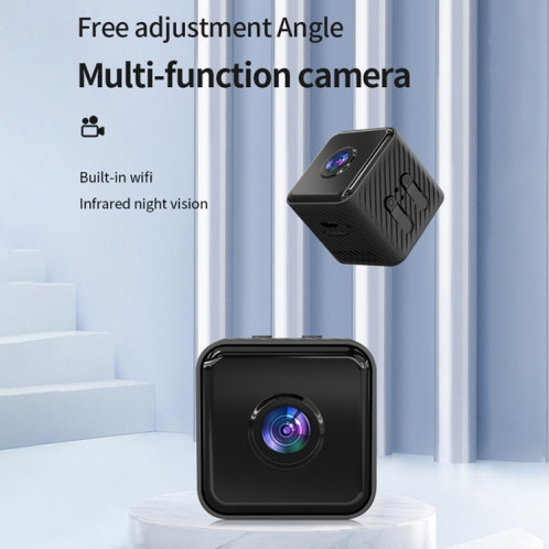 Caméra X2 Smart HD Mini WiFi Prise en charge de la vision nocturne et de la détection de mouvement et de la carte TF SH45221444-010