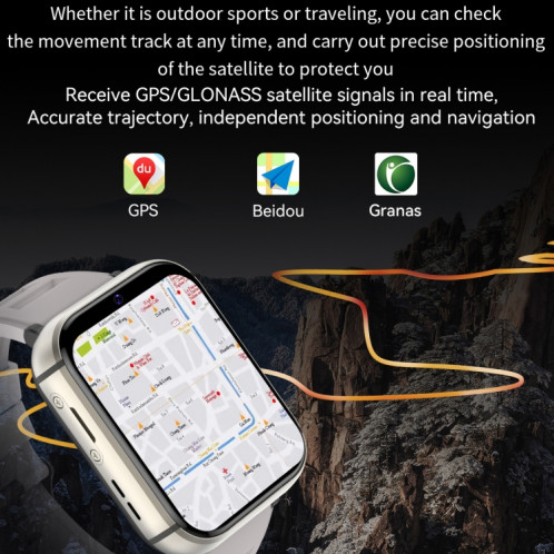 Q668 Écran 1,99 pouces 4G Smart Watch Android 9.0, spécification : 2 Go + 16 Go (noir) SH301A1538-013
