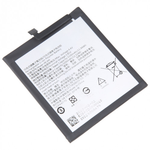 Pour Sharp Aquos S3 FS8032 3200mAh Remplacement de la batterie HE349 SH85031406-00