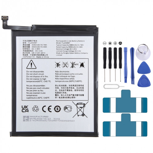 Pour Alcatel JOY TAB 2 9032Z 4000mAh Remplacement de la batterie TLP040M7 SH9401149-00