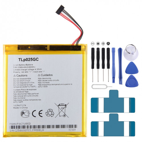 Pour Alcatel Pixi 4 5.0 5045J/T 2000mAh Remplacement de la batterie TLi020F7/F1 SH94101872-00