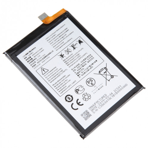 Pour Alcatel A5 LED OT5085 2800mAh Remplacement de la batterie TLP027AJ SH94121564-00