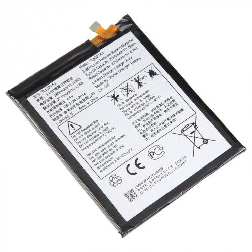 Remplacement de la batterie pour Alcatel One Touch POP 8 P320A TLP041CC 4060mAh SH9413258-00