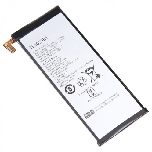 Pour Alcatel POP 4S OT-5095 2960mAh Remplacement de la batterie TLP029B2 SH9422564-00
