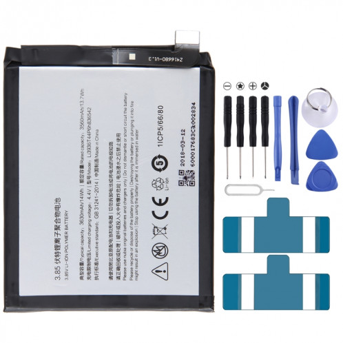 Pour ZTE Nubia Red Magic M2 NX551J 3630mAh Remplacement de la batterie Li3936T44P6h836542 SH02041180-00