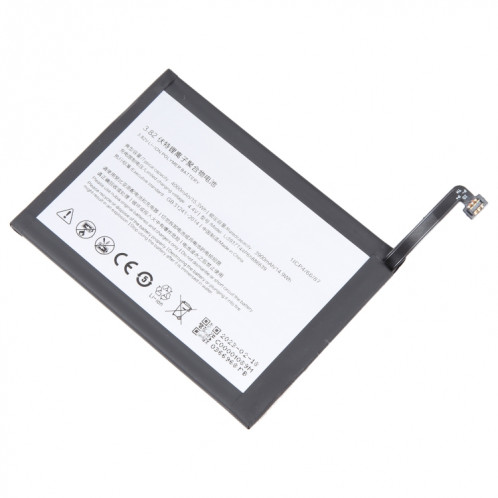 Pour ZTE Nubia X NX616J NX609J 4000mAh Remplacement de la batterie Li3937T44P6h886639 SH02091621-00