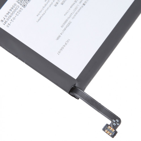 Pour ZTE Nubia X NX616J NX609J 4000mAh Remplacement de la batterie Li3937T44P6h886639 SH02091621-00