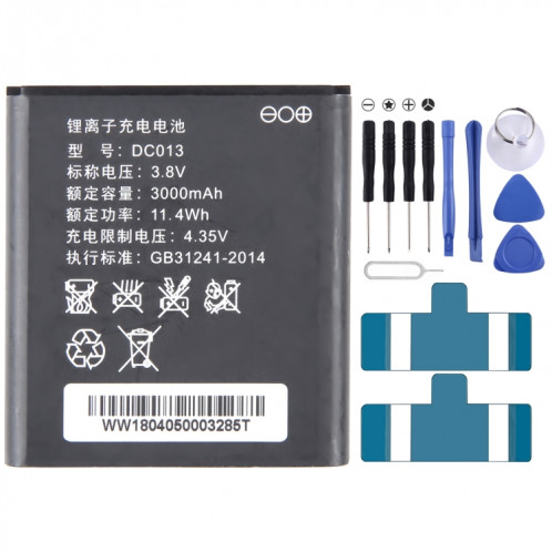 Pour ZTE Nubia WD670 4G 3000mAh Remplacement de la batterie DC013 SH021195-00