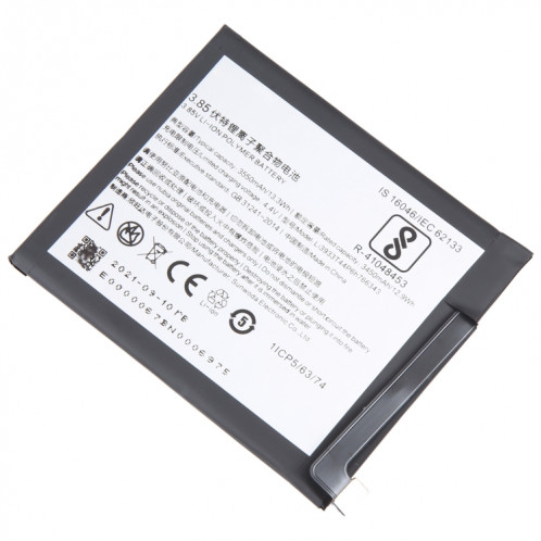 Pour ZTE Nubia Z18 mini NX611J 3550mAh Remplacement de la batterie Li3933T44P6h766343 SH0603776-00