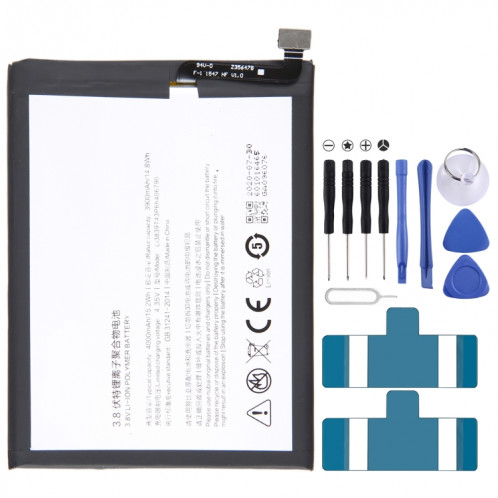Pour ZTE Nubia z11 max NX523J 4000mAh Remplacement de la batterie Li3839T43P6h406790 SH06061914-00