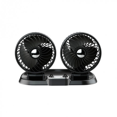 F622 Ventilateur de refroidissement électrique à double tête rotative et pliable pour voiture, style : USB universel SH09011580-011