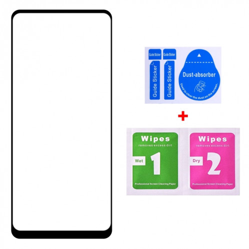 Pour Motorola Moto E32 India / E32s Full Glue Full Cover Film de protection d'écran en verre trempé SH1105972-08