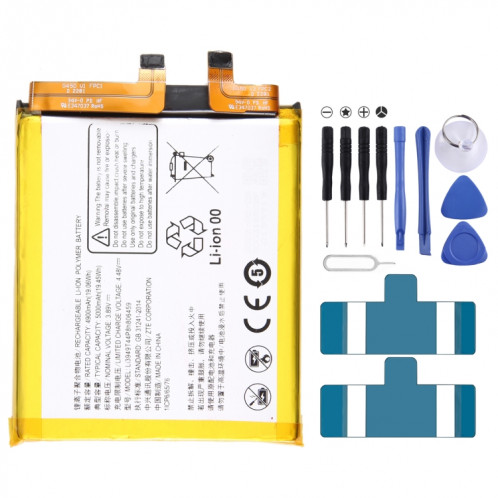 Pour ZTE Nubia Z40 Pro NX701J 4900mAh Remplacement de la batterie Li3949T44P8h806459 SH12101499-00