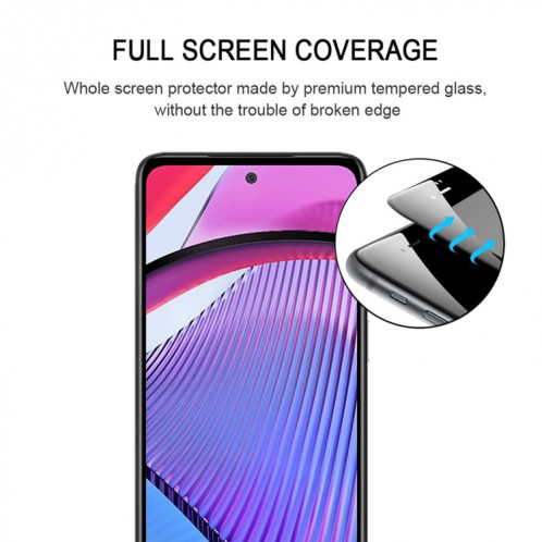Pour Motorola Moto G Power 5G 25pcs Full Glue Full Cover Film de protection d'écran en verre trempé SH1401498-07