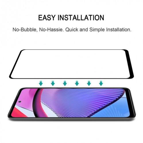 Pour Motorola Moto G Power 5G 25pcs Full Glue Full Cover Film de protection d'écran en verre trempé SH1401498-07