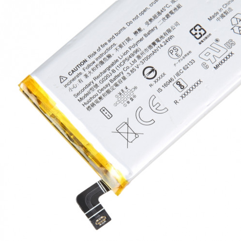 Pour le remplacement de la batterie Google Pixel 4 XL 3700mAh G020J-B SH16021680-00