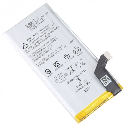 Pour le remplacement de la batterie Google Pixel 4 2800mAh G020I-B SH1604779-00