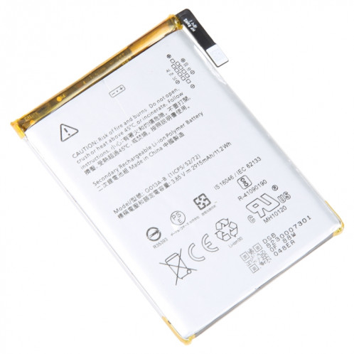 Pour le remplacement de la batterie Google Pixel 3 2915mAh G013A-B SH16071568-00