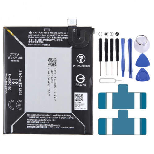 Pour le remplacement de la batterie Google Pixel 3A XL 3700mAh G020A-B SH161195-00