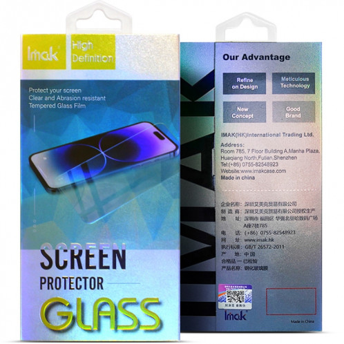Pour Motorola Moto E13 4G IMAK H Series Film de verre trempé SI81041037-07
