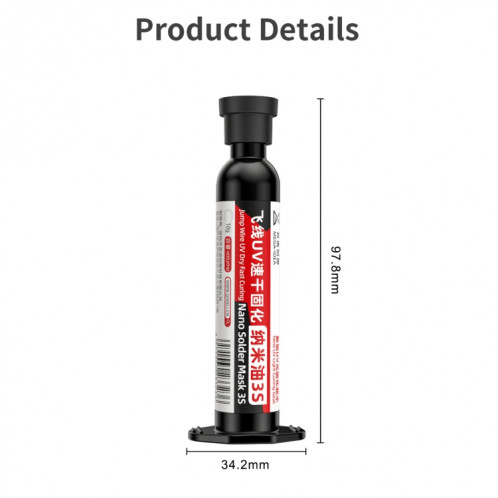 Qianli MEGA-IDEA Nano Solder Mask 3S Jump Wire UV Dry Fast Curing Glue SQ97011866-07
