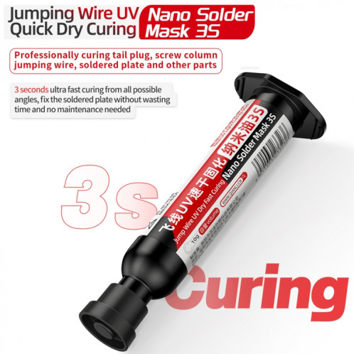 2pcs Qianli MEGA-IDEA Nano masque de soudure 3S Jump Wire colle à séchage rapide UV SQ9702455-07