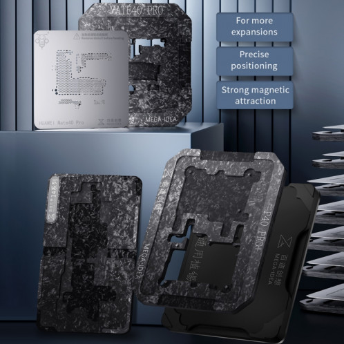 Pour Huawei P30 Pro Qianli Mega-idea Plateforme de reballage BGA de positionnement de cadre central multifonctionnel SQ03051489-010