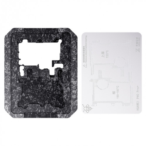Pour Huawei P40 Pro + Qianli Mega-idea Plate-forme de reballage BGA de positionnement de cadre central multifonctionnel SQ0307324-010