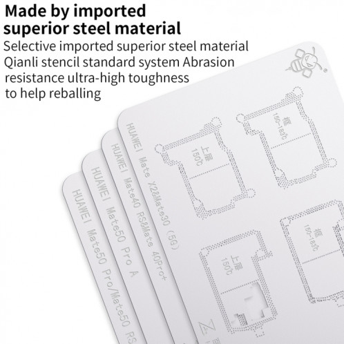 Pour iPhone 13 Series Qianli Mega-idea Plate-forme de reballage BGA de positionnement de cadre central multifonctionnel SQ0316799-010