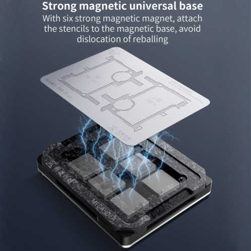 Pour iPhone 13 Series Qianli Mega-idea Plate-forme de reballage BGA de positionnement de cadre central multifonctionnel SQ0316799-010