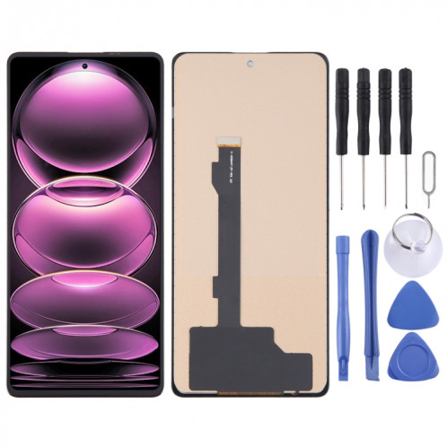Écran LCD TFT pour Xiaomi Redmi Note 12 Pro avec assemblage complet du numériseur, ne prenant pas en charge l'identification des empreintes digitales SH78041588-05
