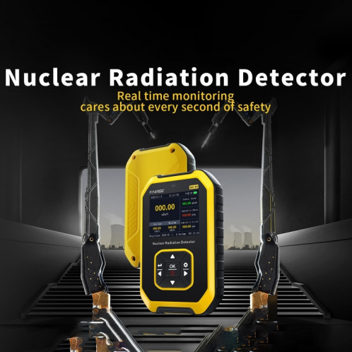 GC01 Home Lndustrial Marbre Radioactif X / Y Ray Détecteur de Radiation Nucléaire Compteur Geiger (Bleu) SF001B1989-010