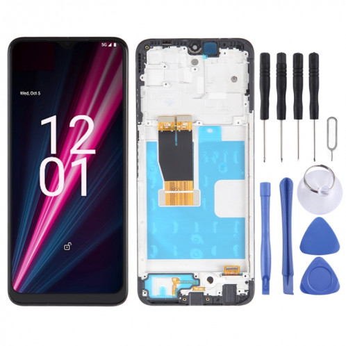 Écran LCD pour T-Mobile Revvl 6 Pro Digitizer Assemblage complet avec cadre SH50251782-05