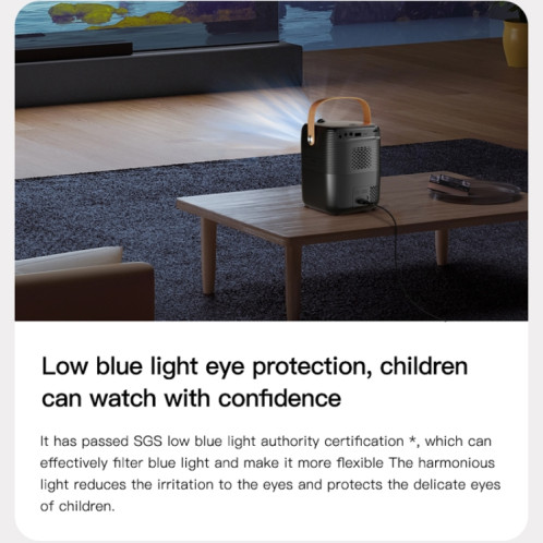 A007 Projecteur LED intelligent portable 1280 x 720 HD 113 ANSI, prise : prise US (noir) SH504B1717-016