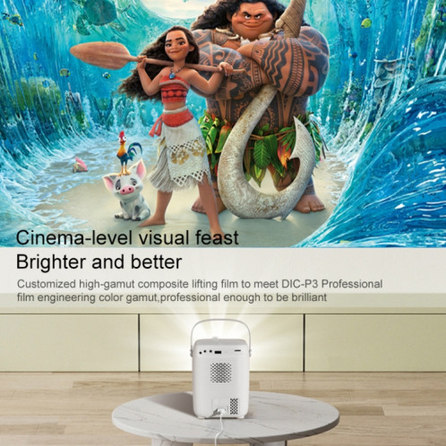 A007 Projecteur LED intelligent portable 1280 x 720 HD 113 ANSI, prise : prise US (noir) SH504B1717-016