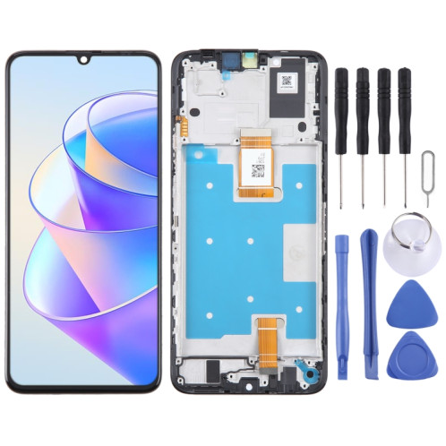 Écran LCD d'origine pour l'assemblage complet du numériseur Honor X7a avec cadre SH7503178-06