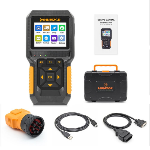 HUMZOR NC601 12-24V Voiture et Camion OBD2 Outil de Diagnostic Outil de Diagnostic SH53091986-09