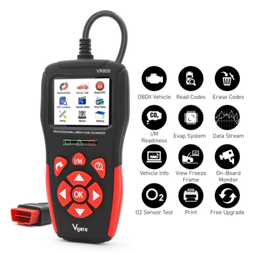 Lecteur de code de voiture Vgate VR800 Scanner de diagnostic OBD2 SV54131736-09