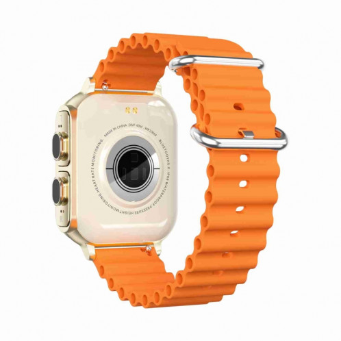 N22 2 en 1 1,96 pouces HD Display Sport Bluetooth Call Earphone Smart Watch (Orange) SH201B1984-017