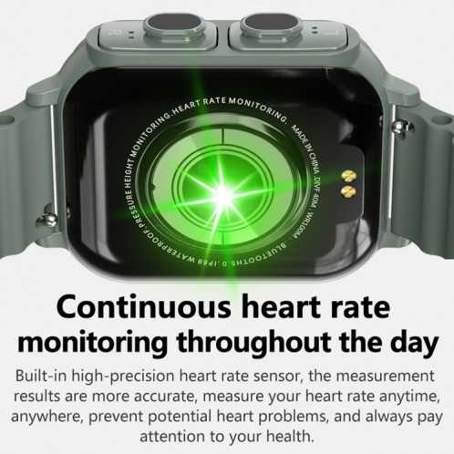 N22 2 en 1 1,96 pouces HD Display Sport Bluetooth Call Earphone Smart Watch (Noir) SH201C1856-017
